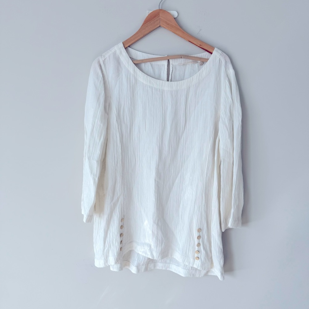 Soft Surroundings Oceo Gauze Tunic - Picture 6 of 14